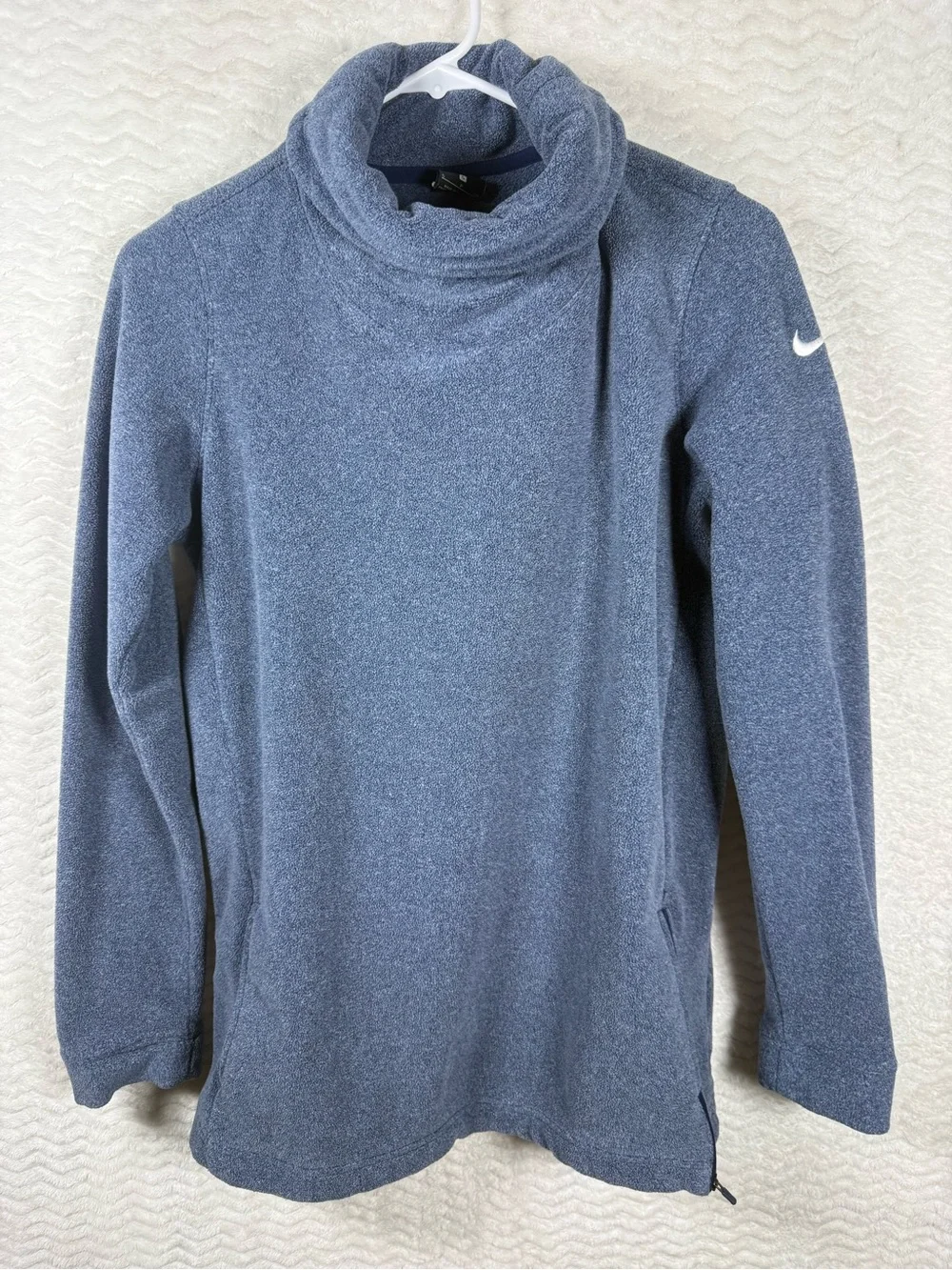 Nike Blue Dri-FIT Heathered Pullover
